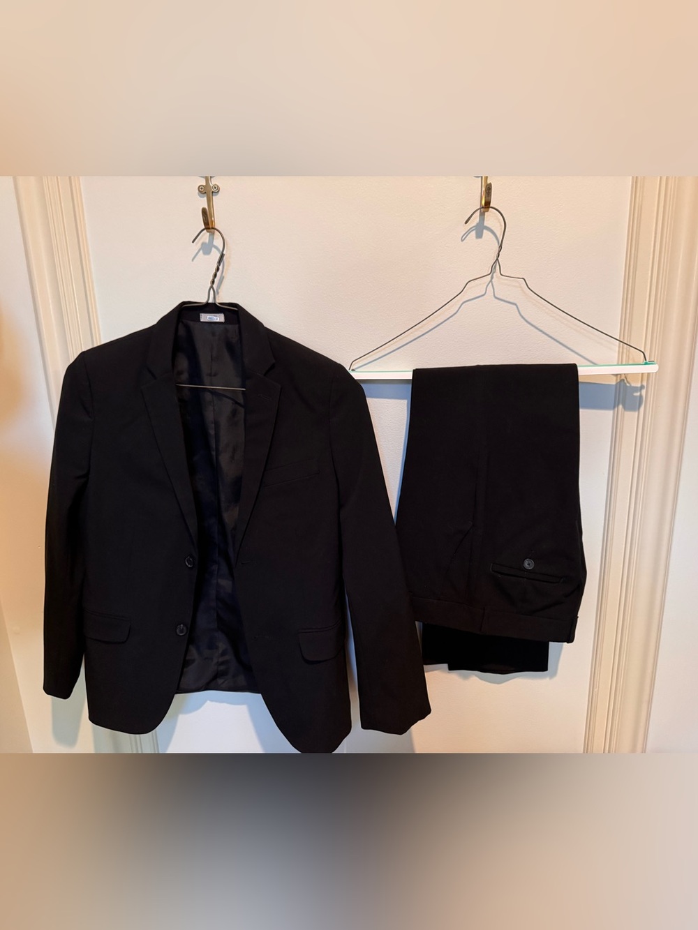 Boys Black Suit Jacket & Pants